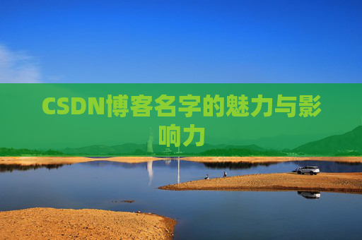CSDN博客名字的魅力与影响力